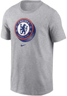 Nike Chelsea FC Grey Core Cotton Short Sleeve T Shirt