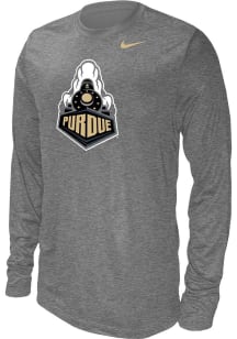 Nike Purdue Boilermakers Grey Alt Mascot Legend Long Sleeve T-Shirt