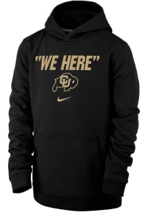 Nike Colorado Buffaloes Youth Black Club Long Sleeve Hoodie