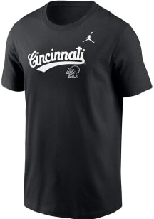 Nike Cincinnati Bearcats Black Core Jordan Script Short Sleeve T Shirt