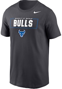 Nike Buffalo Bulls Anthracite Name Mascot Mascot Short Sleeve T Shirt