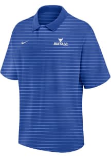 Nike Buffalo Bulls Mens Blue Stadium Short Sleeve Polo