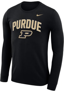 Nike Purdue Boilermakers Black Arch Mascot Legend Long Sleeve T-Shirt