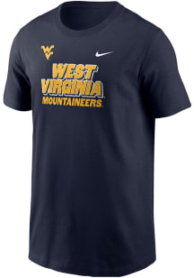 Nike West Virginia Mountaineers Youth Navy Blue Legend Short Sleeve T-Shirt