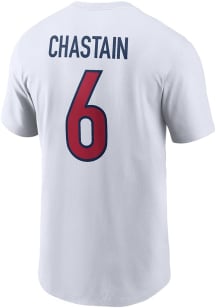 USWNT White Nike Name And Number Design Short Sleeve Player T Shirt