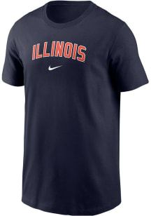 Youth Illinois Fighting Illini Navy Blue Nike Legend Short Sleeve T-Shirt