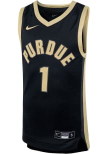 Youth Purdue Boilermakers Black Nike Replica Basketball Jersey Jersey