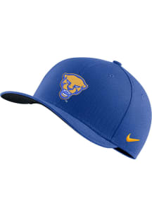Nike Pitt Panthers Mens Blue Swoosh Flex Flex Hat