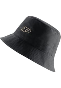 Nike Purdue Boilermakers Black Core Bucket Mens Bucket Hat