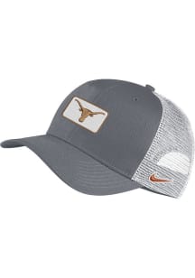 Nike Texas Longhorns Trucker C99 Adjustable Hat - Grey