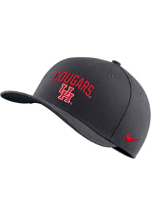 Nike Houston Cougars Mens Grey Swoosh Flex Flex Hat