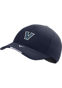 Nike Villanova Wildcats Mens Navy Blue Sideline Swoosh Flex C99 Flex Hat