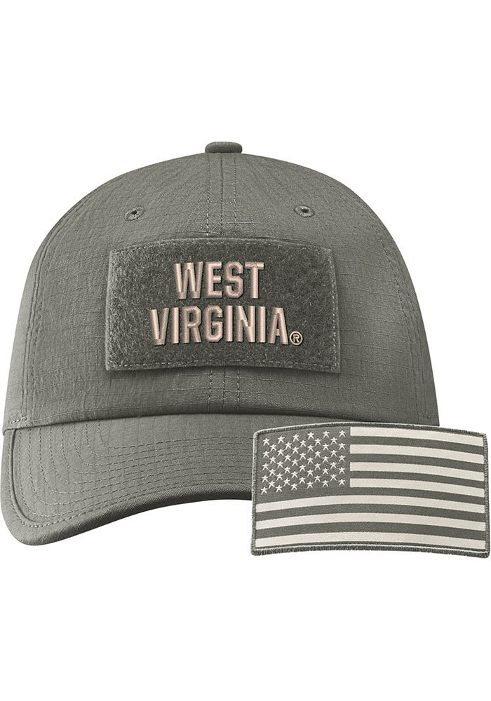 Nike West Virginia Mountaineers Tactical H86 Adjustable Hat - GREY