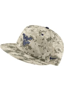 Nike West Virginia Mountaineers Mens Green Aero True Baseball Cap Fitted Hat