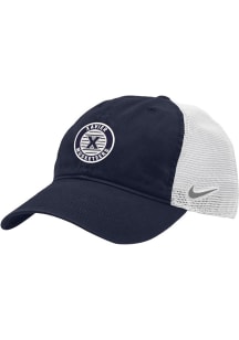 Nike Xavier Musketeers Washed Trucker Adjustable Hat - Navy Blue