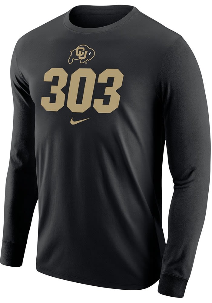Nike Colorado Buffaloes Core Cotton Long Sleeve T Shirt