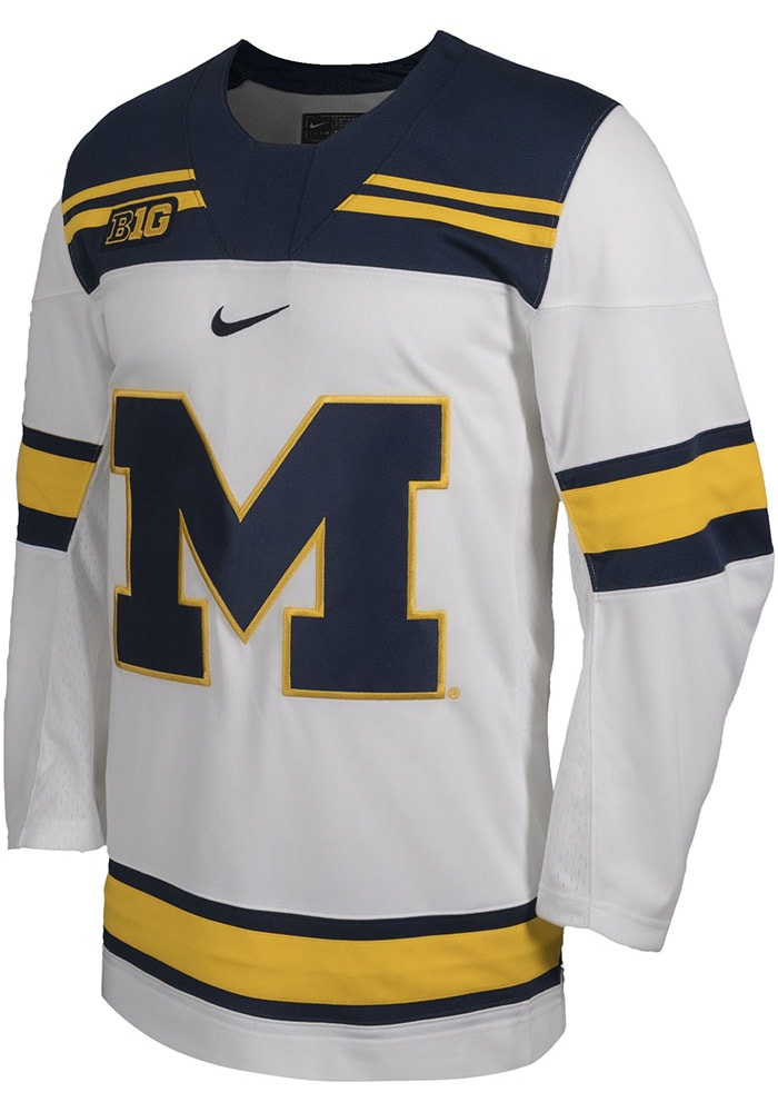 Nike michigan sales hockey jersey