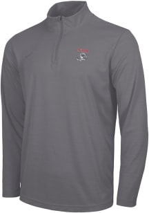 Nike Cincinnati Bearcats Mens Charcoal Intensity Vault Logo Long Sleeve 1/4 Zip Pullover