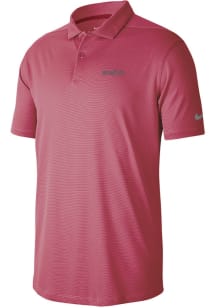 Nike Cincinnati Bearcats Mens Red Golf Victory Textured Short Sleeve Polo