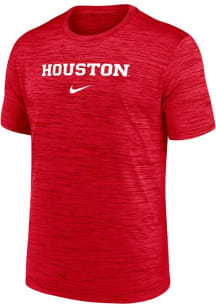 Nike Houston Cougars Red Wordmark Velocity Legend SS Short Sleeve T Shirt