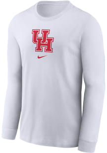 Nike Houston Cougars White Primary Team Logo Legend LS Long Sleeve T-Shirt