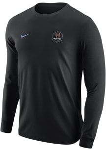 Nike Houston Dash Black Core Cotton Long Sleeve T Shirt