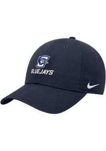 Nike Creighton Bluejays Club Unstructured Adjustable Hat - Navy Blue