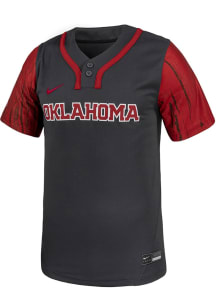 Nike Oklahoma Sooners Womens Grey UNI SEX REPLICA SOFTBALL Softball Jersey