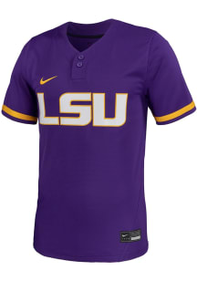 Nike LSU Tigers Mens Purple UNI SEX REPLICA SOFTBALL Jersey