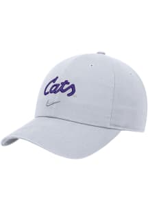 Nike K-State Wildcats White Yth Club Cap Youth Adjustable Hat