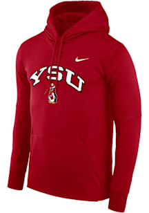 Nike Youngstown State Penguins Mens Red Essential Name Drop Hood