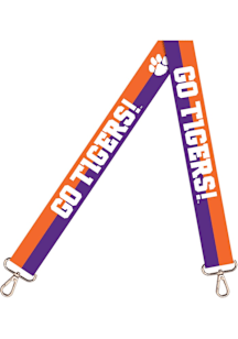 Clemson Tigers Split Color Womens Purse Strap