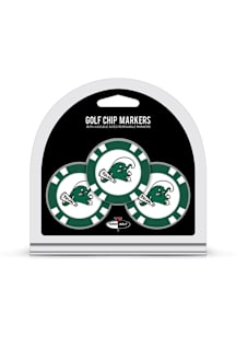 Tulane Green Wave Poker Chip 3 Pack Golf Ball Marker
