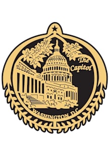 Washington D.C. The Capitol Building Brass Ornament