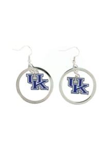 Kentucky Wildcats Floating Hoop Womens Earrings