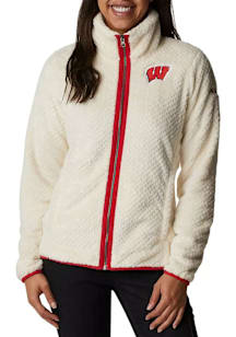 Columbia Wisconsin Badgers Womens   Light Weight Jacket