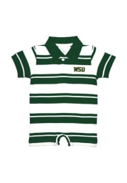 Wright State Raiders Baby Green Rugby Short Sleeve Polo One Piece