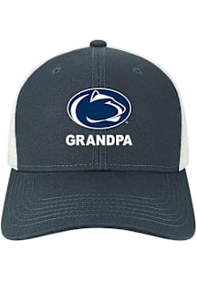 Penn State Nittany Lions Grandpa Mid Pro Trucker Adjustable Hat - Navy Blue