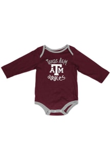Texas A&amp;M Aggies Baby Maroon Biggest Fan One Piece