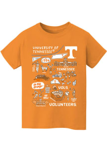 Vive La Fete Tennessee Volunteers Youth Orange Impressions Short Sleeve T-Shirt