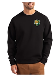 Cutter and Buck Southeastern Louisiana Lions Mens Black Roam Long Sleeve Crew Sweatshirt