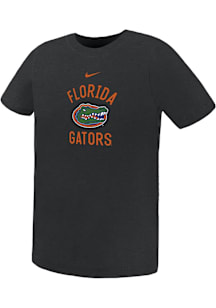 Nike Florida Gators Boys Black Arch Mascot Short Sleeve T-Shirt