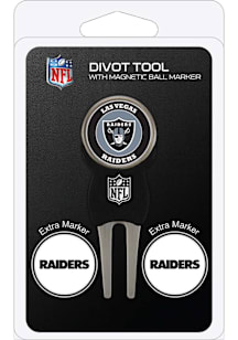Las Vegas Raiders 3 Pack Ball Marker Divot Tool
