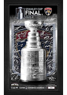 Florida Panthers 2025 Stanley Cup Champions Trophy Frame Picture Frame - Brown