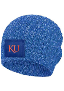 Kansas Jayhawks Blue Speckled Beanie Womens Knit Hat