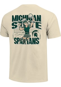 Michigan State Spartans Volleyball Short Sleeve T Shirt - Ivory