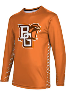 ProSphere Bowling Green Falcons Orange Geometric Long Sleeve T Shirt