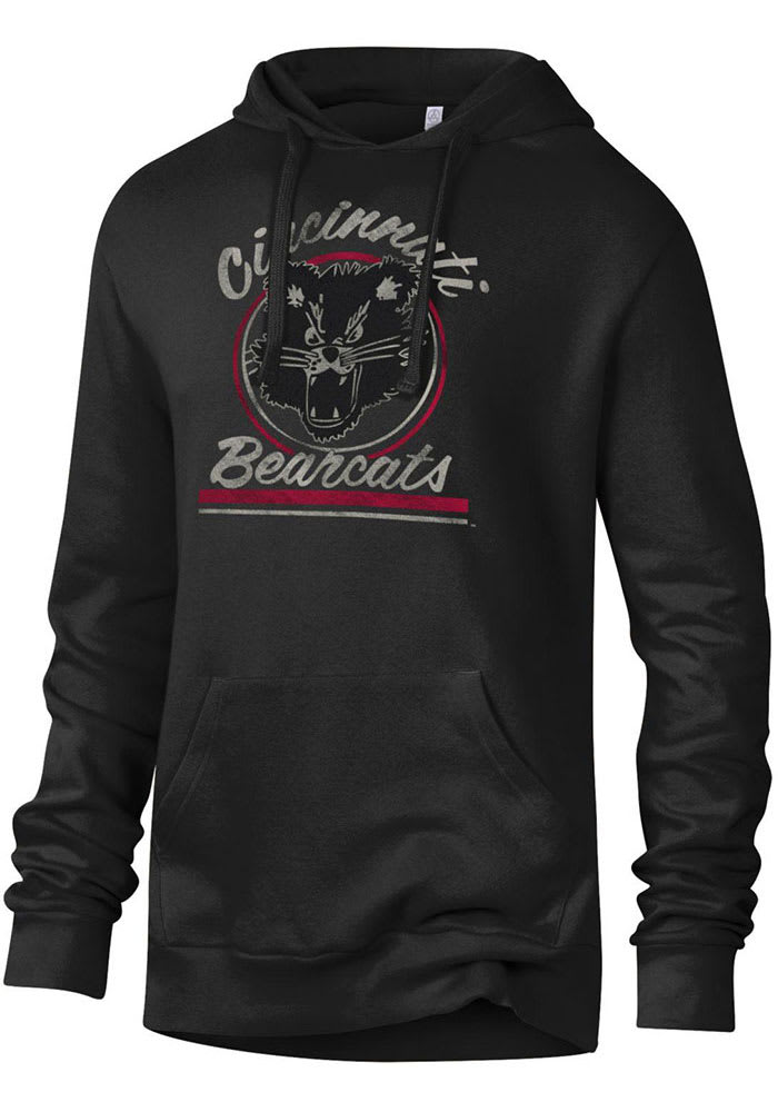 Alternative Apparel Cincinnati Bearcats Mens Black Eco Terry Fashion Hood