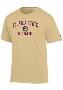 Champion Florida State Seminoles Gold Logo Alumni Jersey Short Sleeve T Shirt