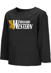 Colosseum Missouri Western Griffons Toddler Black Big Logo Long Sleeve T-Shirt